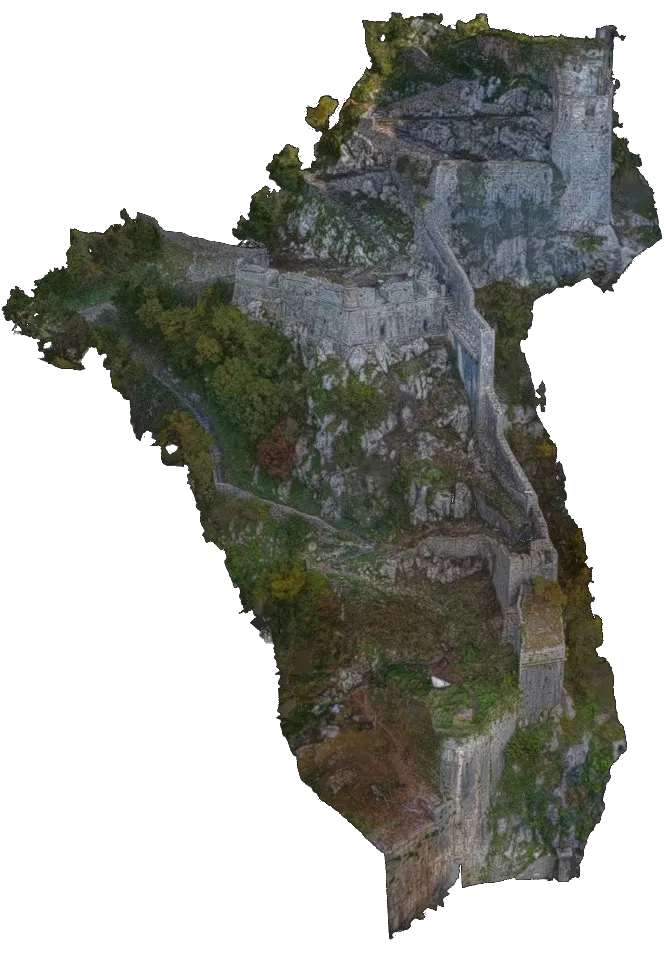 3D scan of Saint Francis Rampart